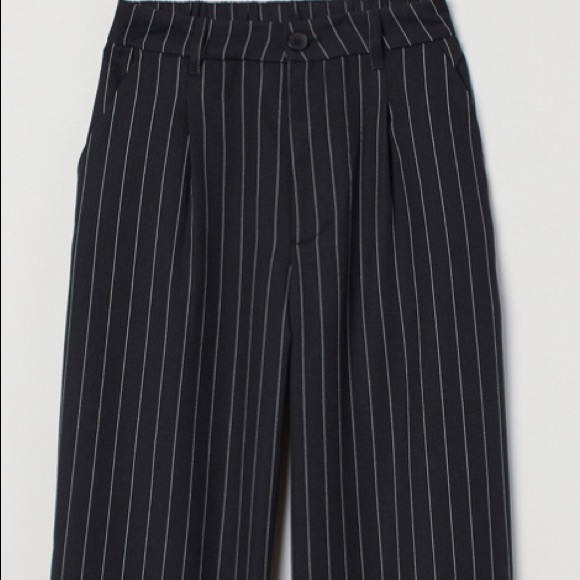 H&M Pants - H&M pinstripe pants with slight flair. Never worn!